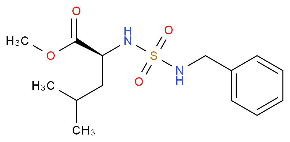 methyl N-[(benzylamino)sulfonyl]-L-leucinate_Molecular_structure_CAS_)