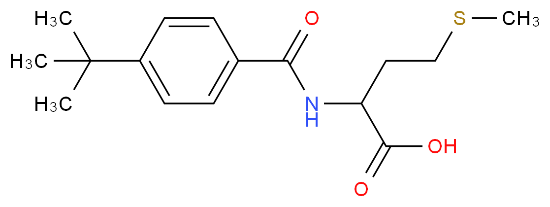 2-[(4-tert-butylbenzoyl)amino]-4-(methylthio)butanoic acid_Molecular_structure_CAS_65054-82-2)