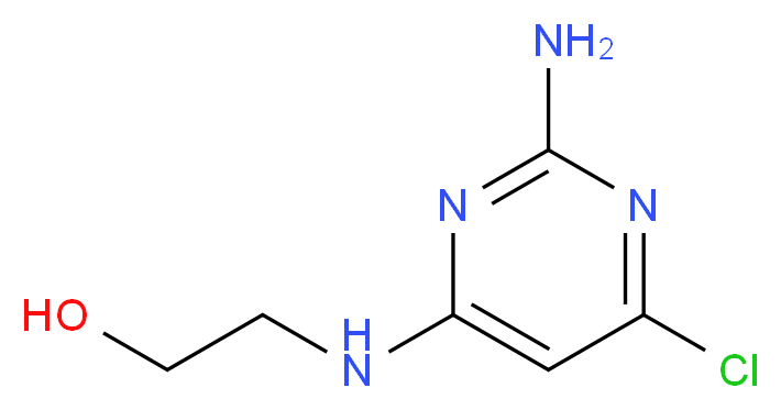 2-[(2-amino-6-chloro-4-pyrimidinyl)amino]ethanol_Molecular_structure_CAS_2846-77-7)