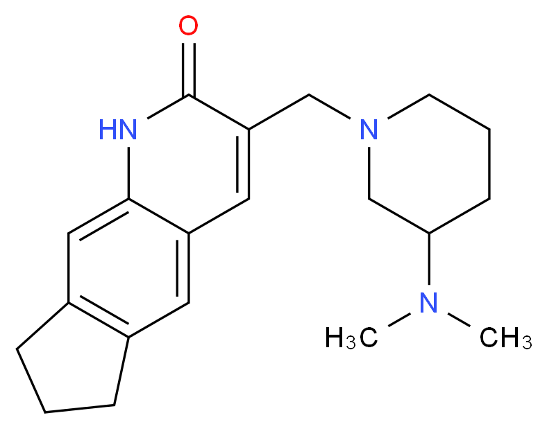 3-{[3-(dimethylamino)piperidin-1-yl]methyl}-1,6,7,8-tetrahydro-2H-cyclopenta[g]quinolin-2-one_Molecular_structure_CAS_)