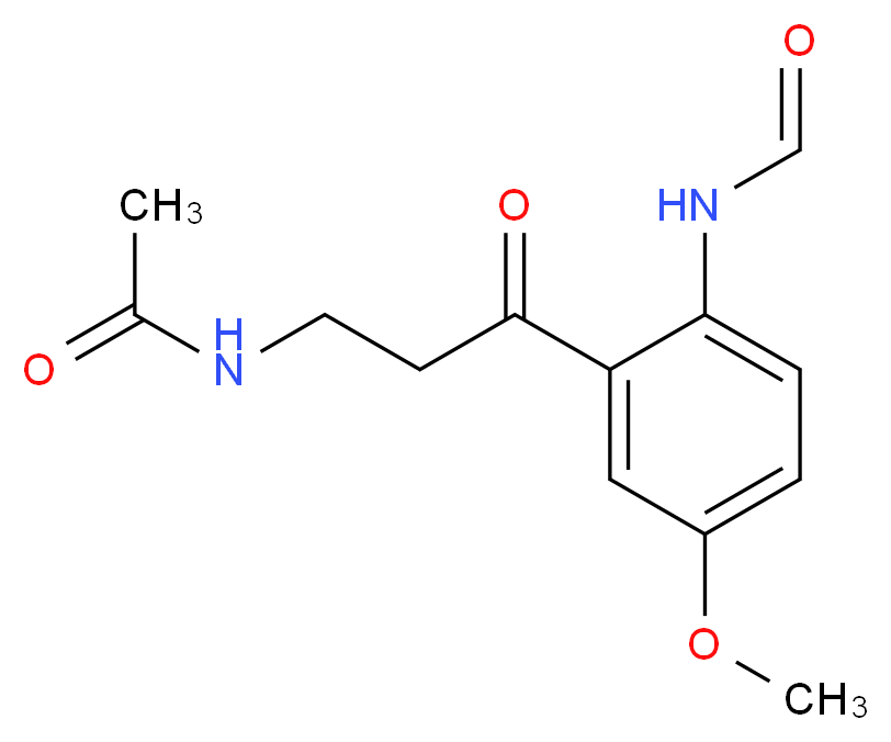 N-γ-Acetyl-N-2-formyl-5-methoxykynurenamine_Molecular_structure_CAS_52450-38-1)