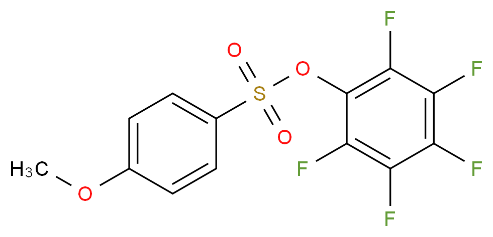 2,3,4,5,6-Pentafluorophenyl 4-methoxybenzenesulfonate_Molecular_structure_CAS_)