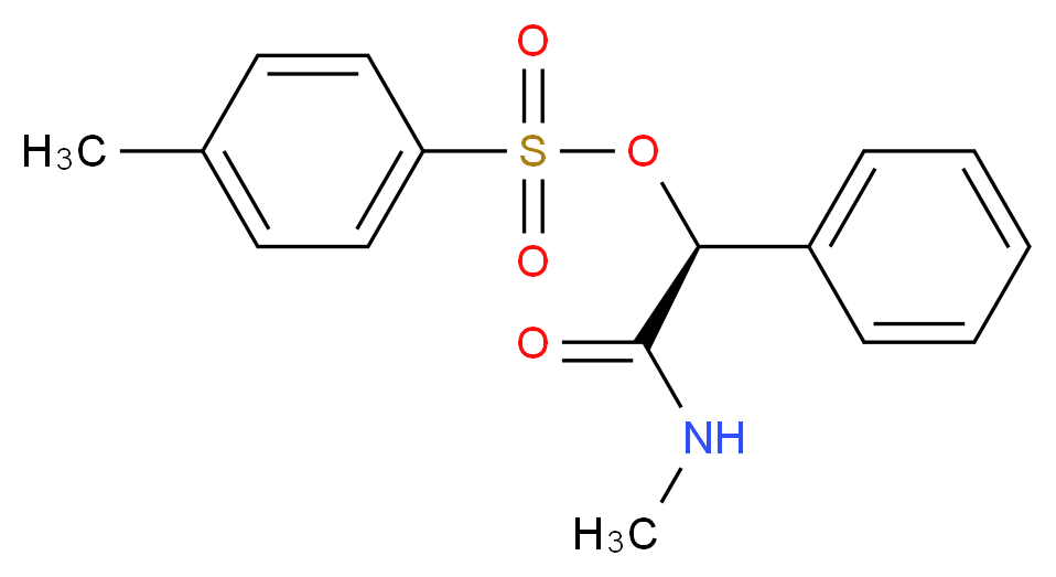 (S)-2-(Methylamino)-2-oxo-1-phenylethyl 4-methylbenzenesulfonate_Molecular_structure_CAS_871224-68-9)