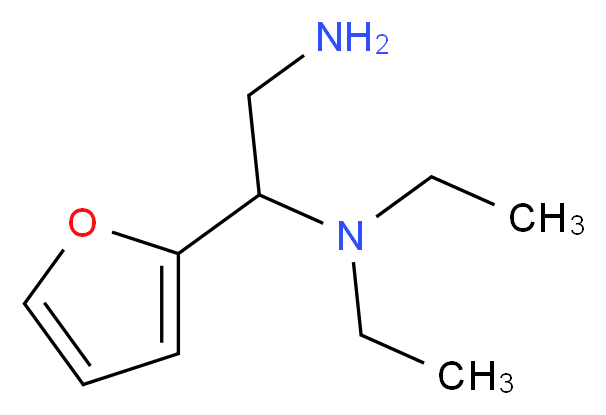 N*1*,N*1*-Diethyl-1-furan-2-yl-ethane-1,2-diamine_Molecular_structure_CAS_)