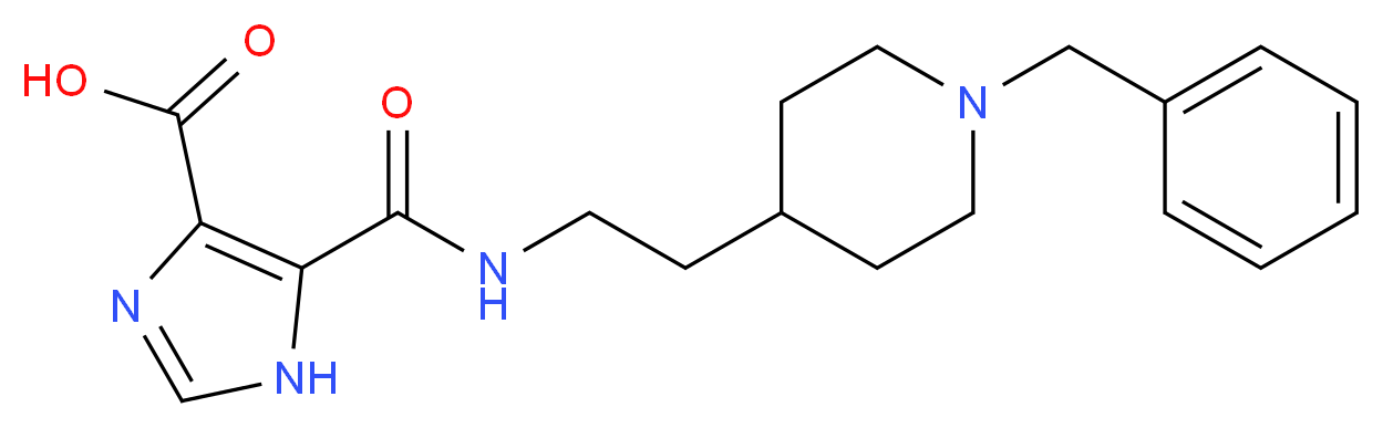 5-({[2-(1-benzylpiperidin-4-yl)ethyl]amino}carbonyl)-1H-imidazole-4-carboxylic acid_Molecular_structure_CAS_)