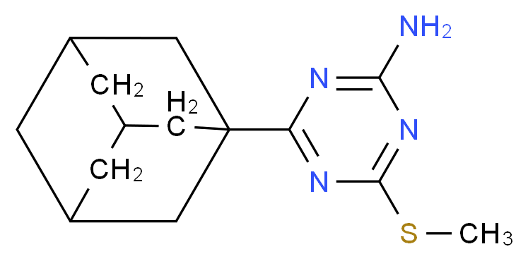 4-(1-adamantyl)-6-(methylthio)-1,3,5-trazin-2-amine_Molecular_structure_CAS_175204-72-5)