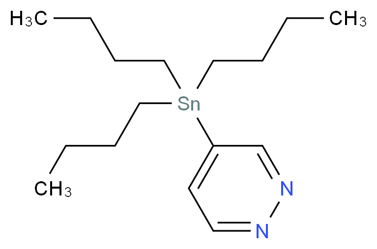 4-(Tributylstannyl)pyridazine_Molecular_structure_CAS_194865-89-9)