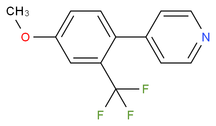 4-(4-Methoxy-2-(trifluoromethyl)phenyl)pyridine_Molecular_structure_CAS_1214329-47-1)