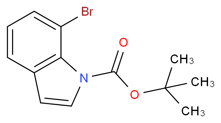 tert-Butyl 7-bromo-1H-indole-1-carboxylate_Molecular_structure_CAS_868561-17-5)