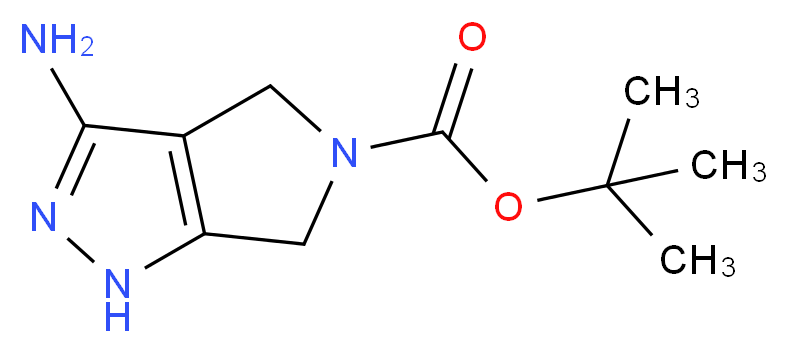 tert-Butyl 3-Amino-4,6-dihydropyrrolo[3,4-c]-pyrazole-5(1H)-carboxylate_Molecular_structure_CAS_398491-59-3)
