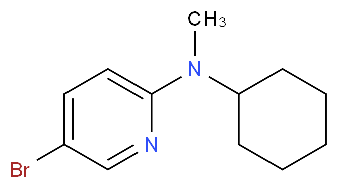 N-(5-Bromo-2-pyridinyl)-N-cyclohexyl-N-methylamine_Molecular_structure_CAS_1125410-01-6)