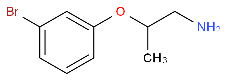 1-[(1-aminopropan-2-yl)oxy]-3-bromobenzene_Molecular_structure_CAS_)