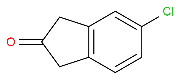 5-chloro-2,3-dihydro-1H-inden-2-one_Molecular_structure_CAS_)