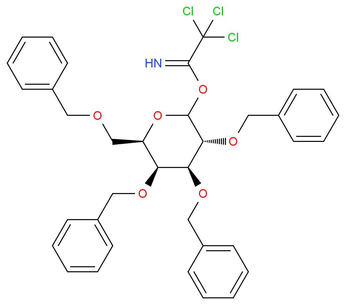 2,3,4,6-Tetra-O-benzyl-D-galactopyranose Trichloroacetimidate_Molecular_structure_CAS_132748-02-8)