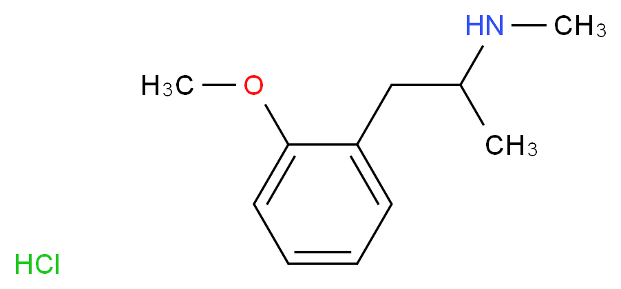 [1-(2-methoxyphenyl)propan-2-yl](methyl)amine hydrochloride_Molecular_structure_CAS_)