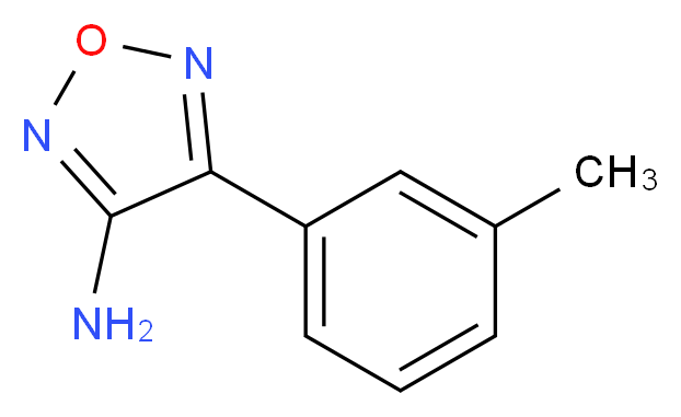 4-(3-methylphenyl)-1,2,5-oxadiazol-3-amine_Molecular_structure_CAS_)