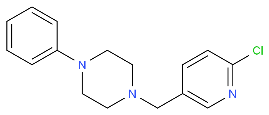 1-[(6-Chloro-3-pyridinyl)methyl]-4-phenylpiperazine_Molecular_structure_CAS_)