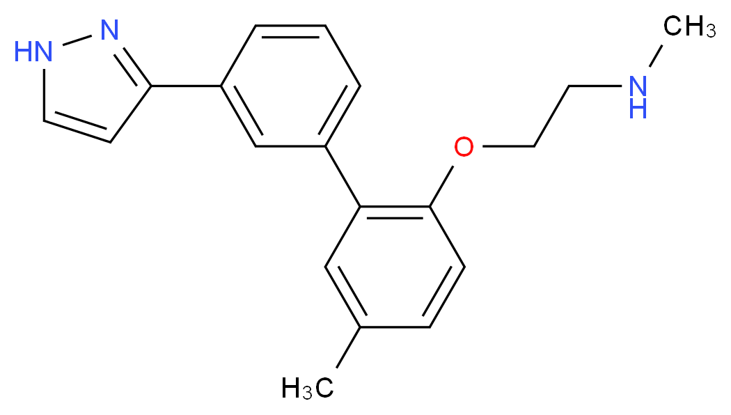 N-methyl-2-{[5-methyl-3'-(1H-pyrazol-3-yl)-2-biphenylyl]oxy}ethanamine_Molecular_structure_CAS_)