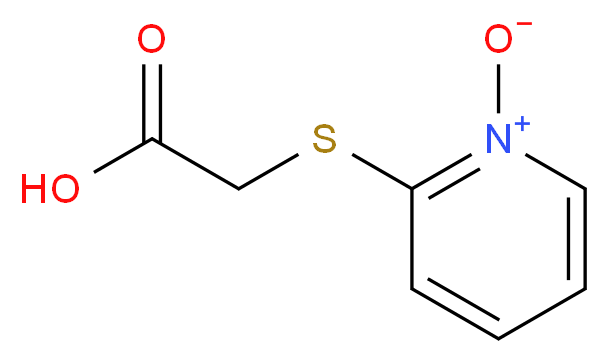 (1-Oxy-pyridin-2-ylsulfanyl)-acetic acid_Molecular_structure_CAS_)