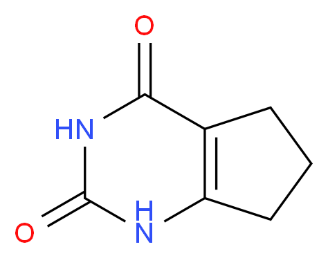 6,7-Dihydro-1H-cyclopenta[d]pyrimidine-2,4(3H,5H)-dione_Molecular_structure_CAS_)