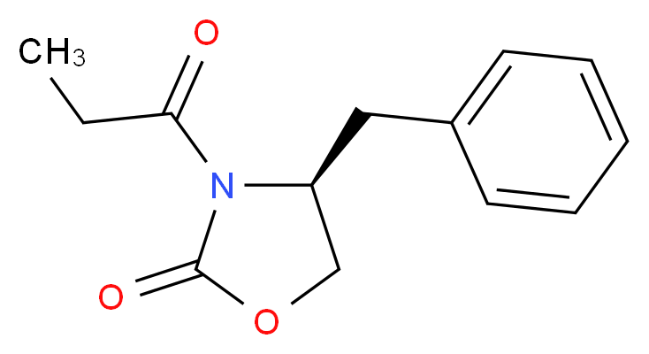 (R)-4-Benzyl-3-propionyloxazolidin-2-one_Molecular_structure_CAS_)