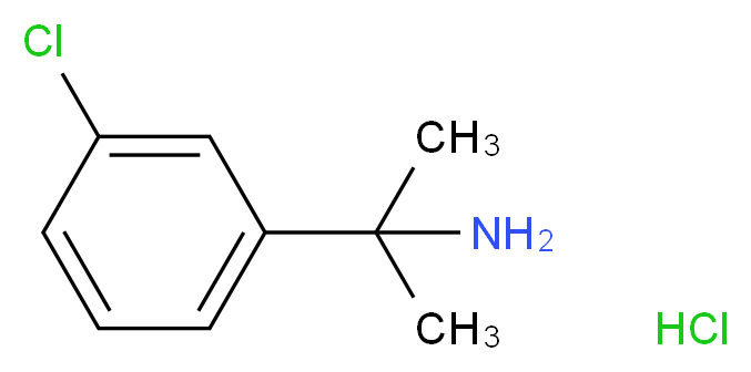 3-Chloro-alpha,alpha-dimethylbenzylamine hydrochloride_Molecular_structure_CAS_)
