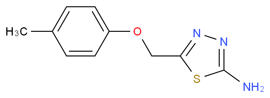 5-p-Tolyloxymethyl-[1,3,4]thiadiazol-2-ylamine_Molecular_structure_CAS_84138-77-2)