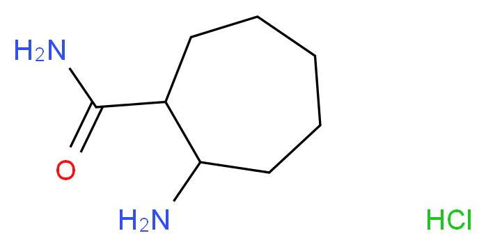 2-aminocycloheptane-1-carboxamide hydrochloride_Molecular_structure_CAS_)
