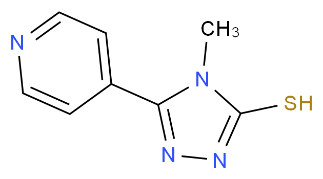 4-Methyl-5-(pyridin-4-yl)-4H-1,2,4-triazole-3-thiol_Molecular_structure_CAS_)