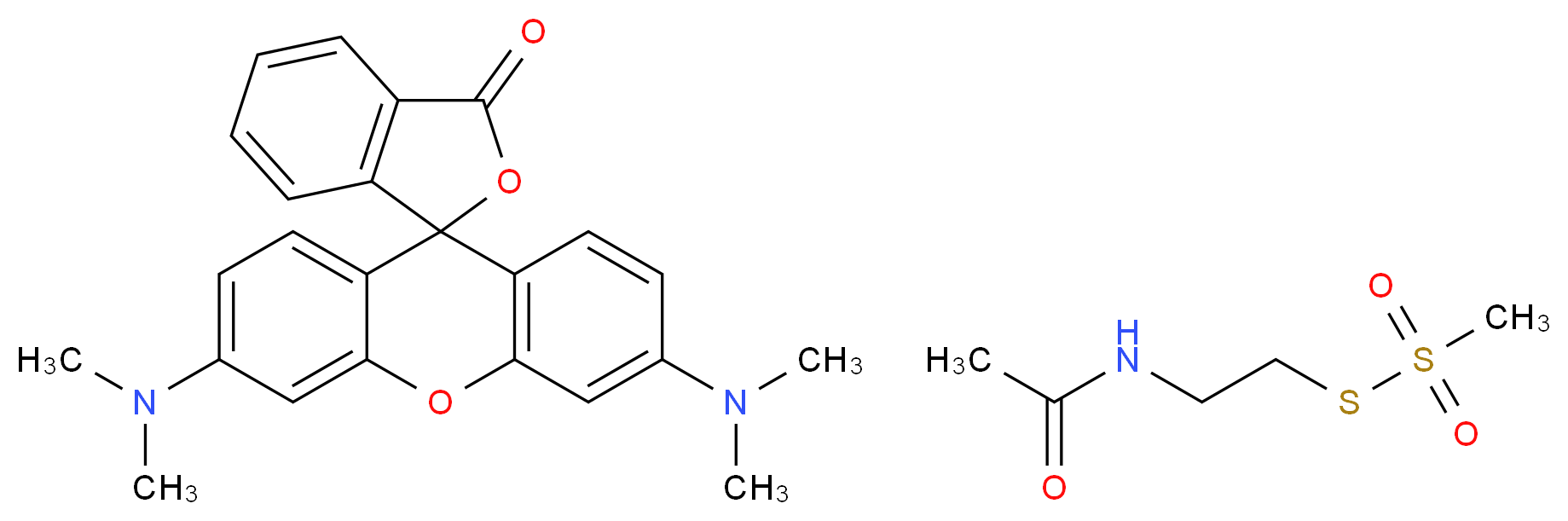 2-((5(6)-Tetramethyl-rhodamine)carboxylamino)ethyl Methanethiosulfonate (90%)_Molecular_structure_CAS_)