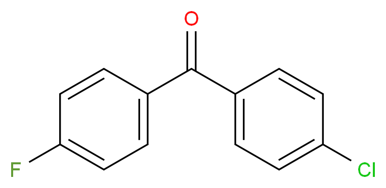 (4-chlorophenyl)(4-fluorophenyl)methanone_Molecular_structure_CAS_)