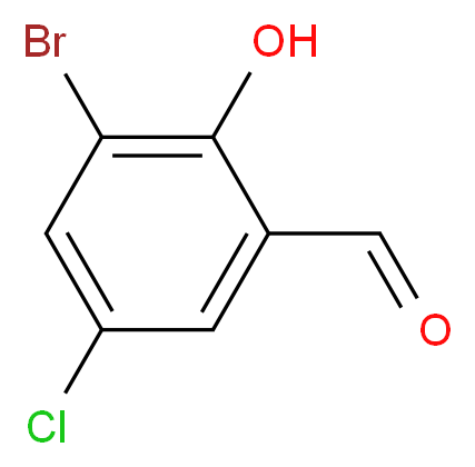 3-Bromo-5-chlorosalicylaldehyde_Molecular_structure_CAS_19652-32-5)