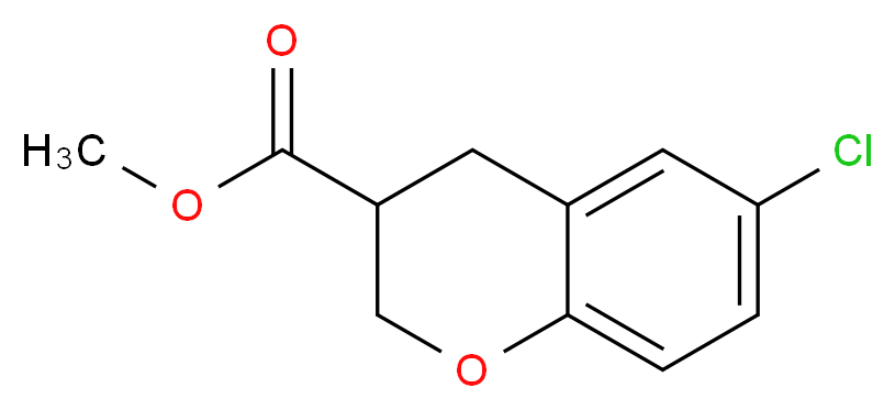 Methyl 6-chloro-3-chromanecarboxylate_Molecular_structure_CAS_)