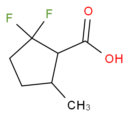 2,2-difluoro-5-methylcyclopentane-1-carboxylic acid_Molecular_structure_CAS_)