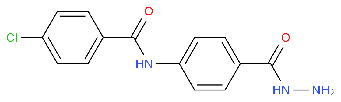 4-Chloro-N-[4-(hydrazinocarbonyl)phenyl]benzamide_Molecular_structure_CAS_)