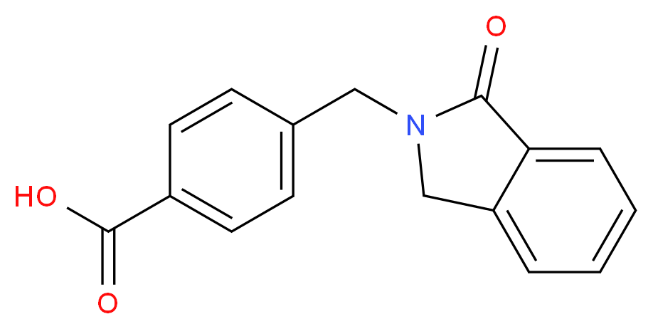 4-[(1-Oxo-1,3-dihydro-2H-isoindol-2-yl)methyl]-benzenecarboxylic acid_Molecular_structure_CAS_)