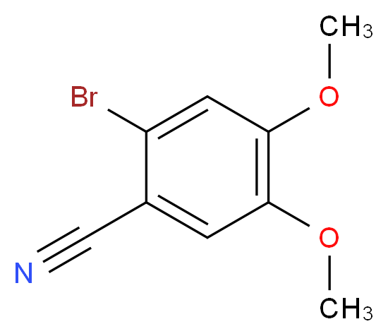 2-Bromo-4,5-dimethoxybenzonitrile_Molecular_structure_CAS_109305-98-8)