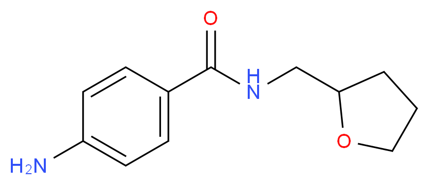 4-Amino-N-(tetrahydro-2-furanylmethyl)benzamide_Molecular_structure_CAS_)