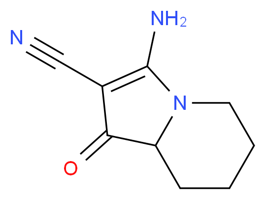 3-amino-1-oxo-1,5,6,7,8,8a-hexahydroindolizine-2-carbonitrile_Molecular_structure_CAS_)
