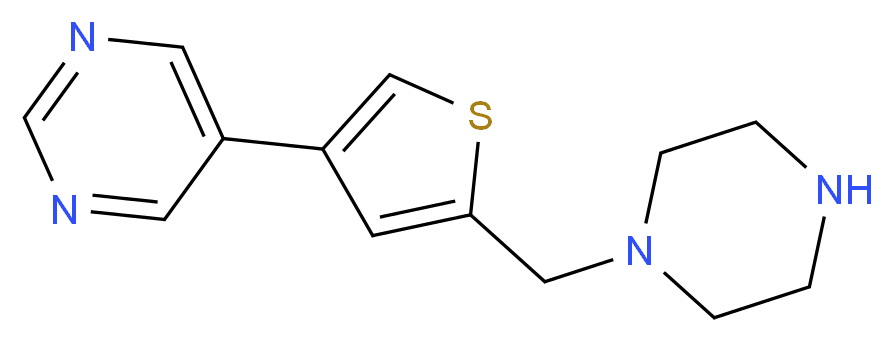 5-[5-(piperazin-1-ylmethyl)-3-thienyl]pyrimidine_Molecular_structure_CAS_)