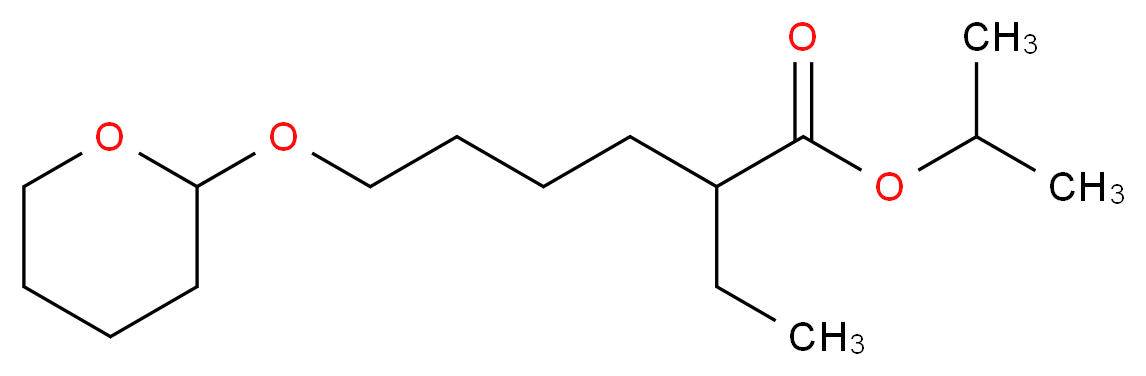 2-Ethyl-6-tetrahydropyranoxy-1-hexanoic Acid Isopropyl Ester_Molecular_structure_CAS_)