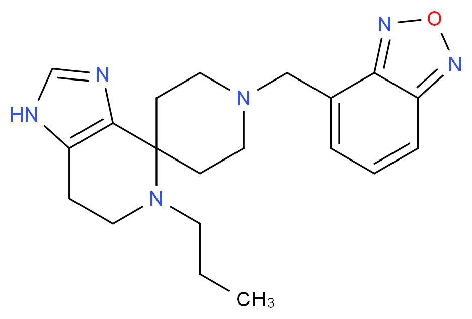 1'-(2,1,3-benzoxadiazol-4-ylmethyl)-5-propyl-1,5,6,7-tetrahydrospiro[imidazo[4,5-c]pyridine-4,4'-piperidine]_Molecular_structure_CAS_)