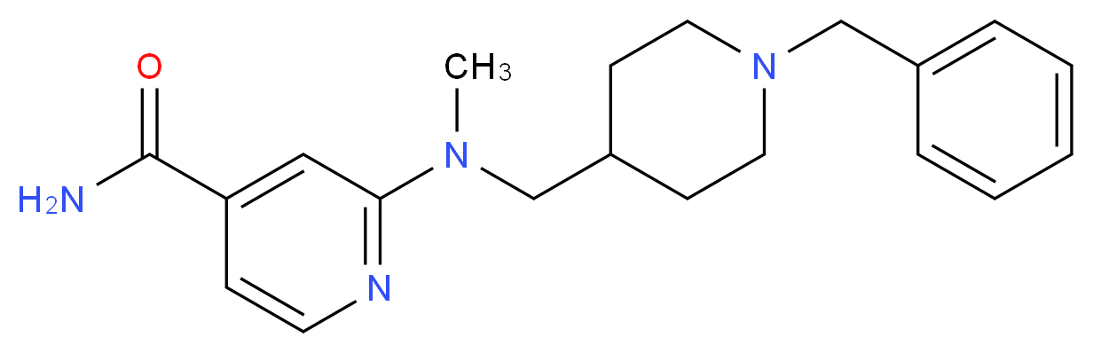 2-[[(1-benzyl-4-piperidinyl)methyl](methyl)amino]isonicotinamide_Molecular_structure_CAS_)