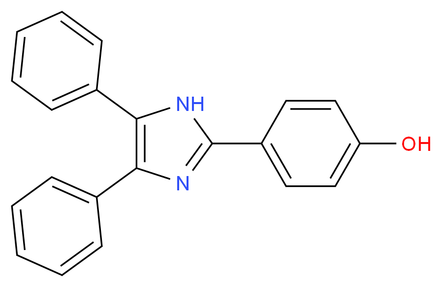 4-(4,5-Diphenyl-2-imidazolyl)phenol_Molecular_structure_CAS_1752-94-9)