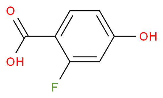 2-Fluoro-4-hydroxybenzoic acid_Molecular_structure_CAS_65145-13-3)
