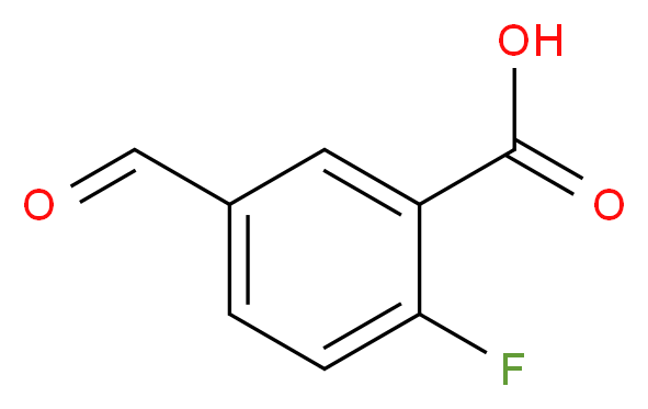 2-Fluoro-5-formylbenzoic acid_Molecular_structure_CAS_550363-85-4)