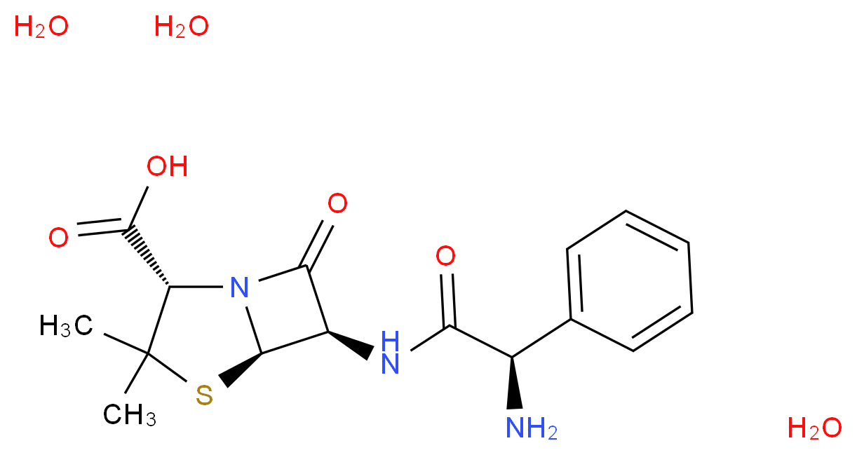 Ampicillin trihydrate_Molecular_structure_CAS_7177-48-2)
