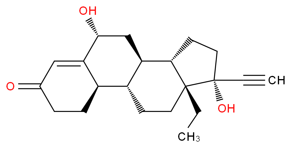 6β-Hydroxy Norgestrel_Molecular_structure_CAS_55555-97-0)