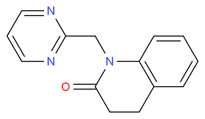 1-(pyrimidin-2-ylmethyl)-3,4-dihydroquinolin-2(1H)-one_Molecular_structure_CAS_)