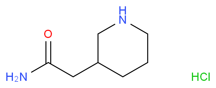 2-(piperidin-3-yl)acetamide hydrochloride_Molecular_structure_CAS_)